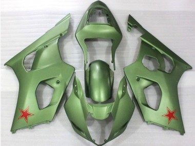 2003-2004 Army Green GSXR 1000 Fairings