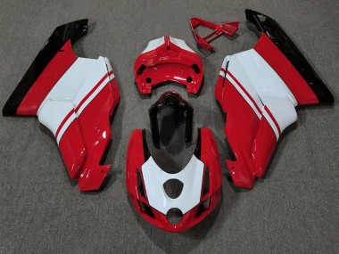 2003-2004 Gloss Red & White Ducati 749 999 Fairings