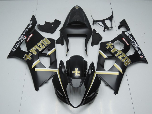 2003-2004 Matte Black Rizla GSXR 1000 Fairings