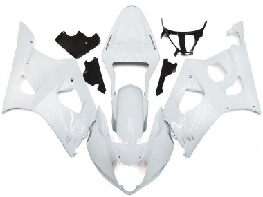 2003-2004 Plain Gloss White Style GSXR 1000 Fairings