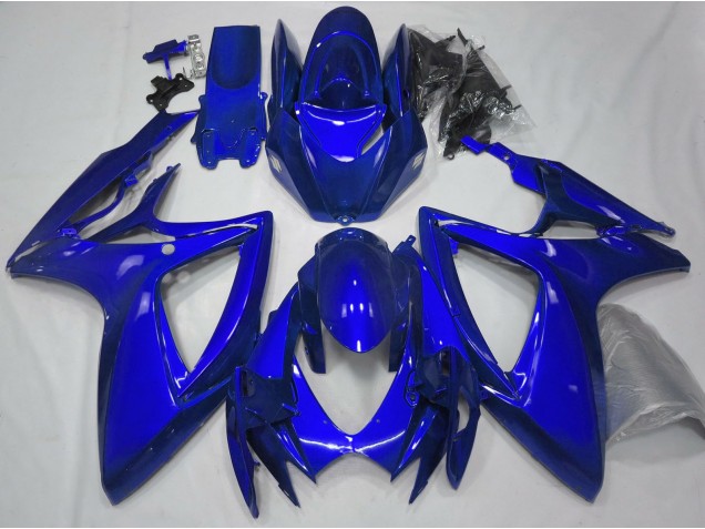 2006-2007 Gloss Blue Plain GSXR 600-750 Fairings