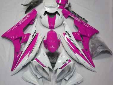 2006-2007 Gloss White and Pink R6 Fairings