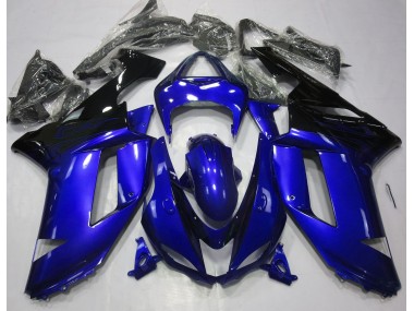 2007-2008 Gloss Blue & Black ZX6R Fairings