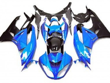 2009-2012 Gloss Blue Style ZX6R Fairings