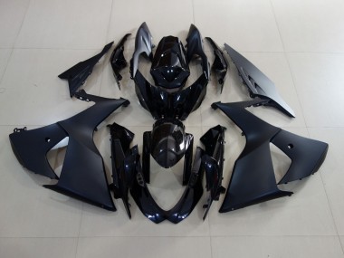 2009-2016 Matte Black and Gloss Black GSXR 1000 Fairings