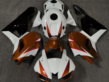 2013-2023 Gloss Orange White and Red CBR600RR Fairings